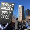 10,000 Rally Against Trump's Immigration Ban In Battery Park